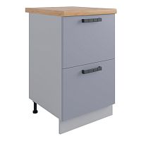 Шкаф нижний комод (2 ящика) СК2 500 Кухня Ройс (МФ ДСВ)
