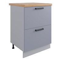 Шкаф нижний комод (2 ящика) СК2 600 Кухня Ройс (МФ ДСВ)