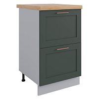 Шкаф нижний комод (2 ящика) СК2 500 Кухня Квадро (МФ ДСВ)