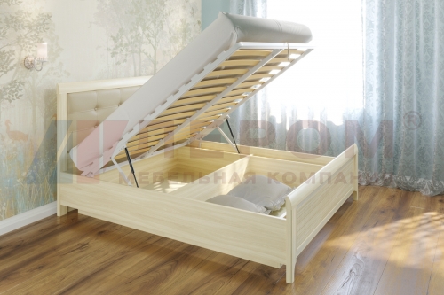Кровать с мягким изголовьем и подъемником КР-1033 (1,6х2,0) Карина (Лером) фото 3 Кровать с мягким изголовьем и подъемником КР-1033 (1,6х2,0) Карина (Лером) фото 3