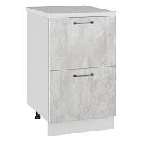 Шкаф нижний комод (2 ящика) СК2 500 Кухня Лофт (МФ ДСВ)